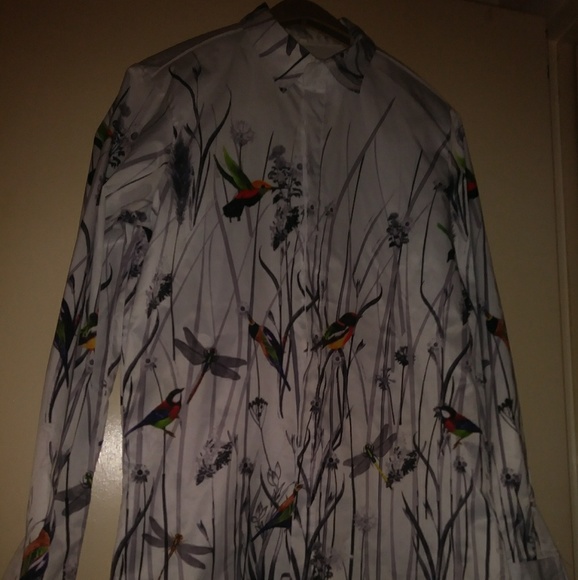 Long Sleeve Nature Dress Shirt - Picture 2 of 4